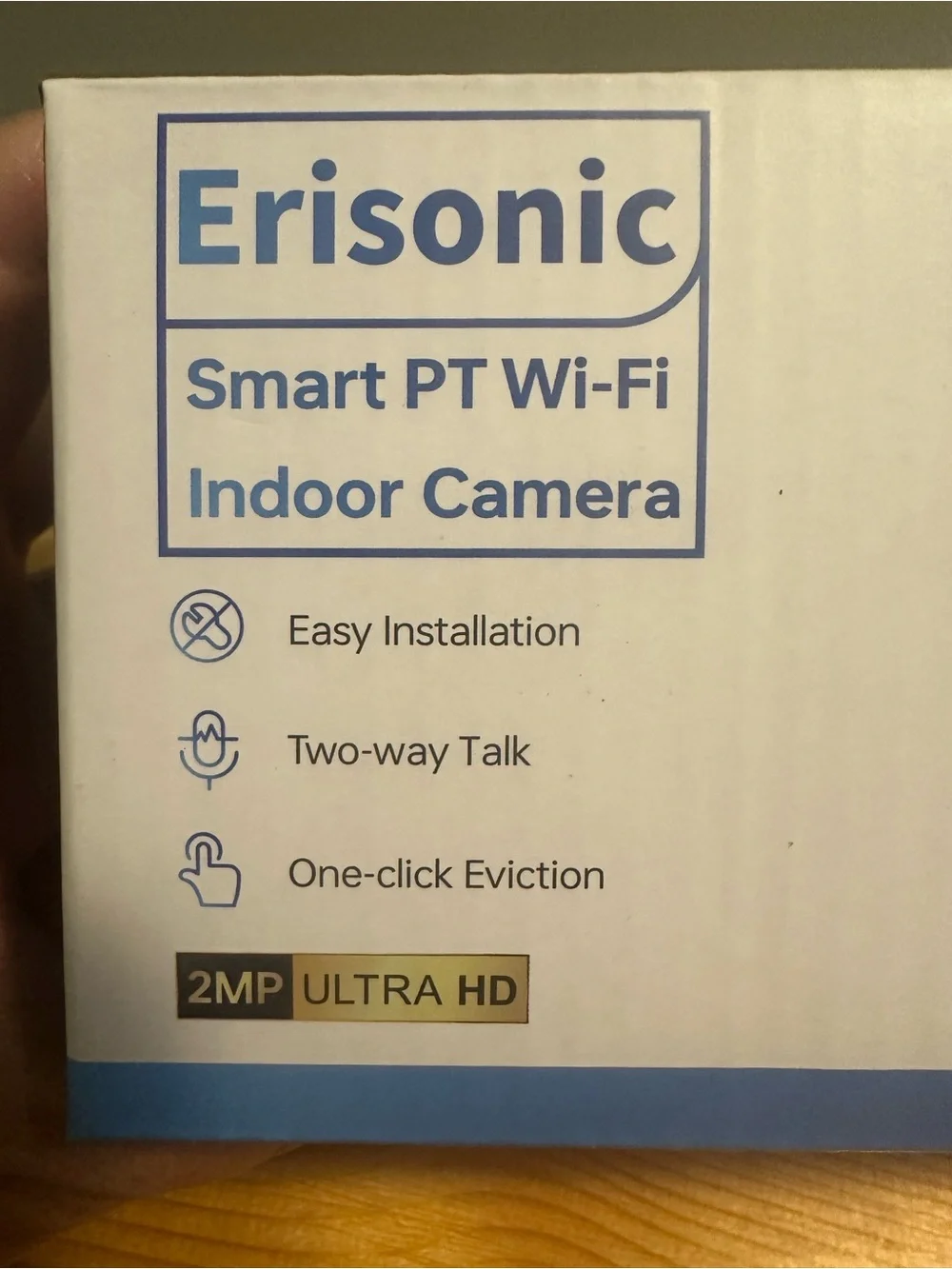 White Smart PT Wi‑Fi Indoor Camera - 2MP Ultra HD